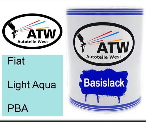 Fiat, Light Aqua, PBA: 1L Lackdose, von ATW Autoteile West.